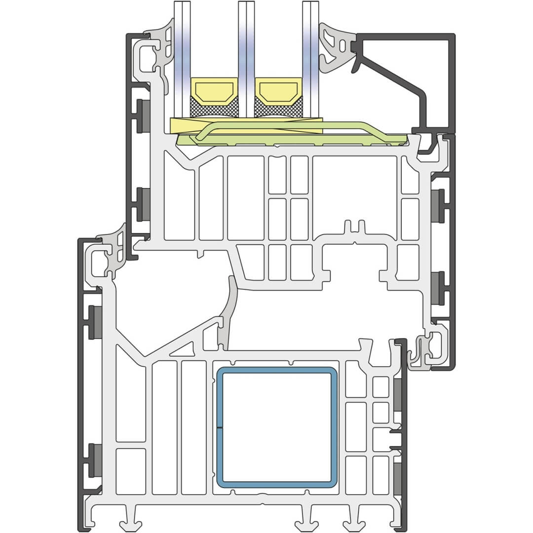 Veka AluConnect profile blueprint