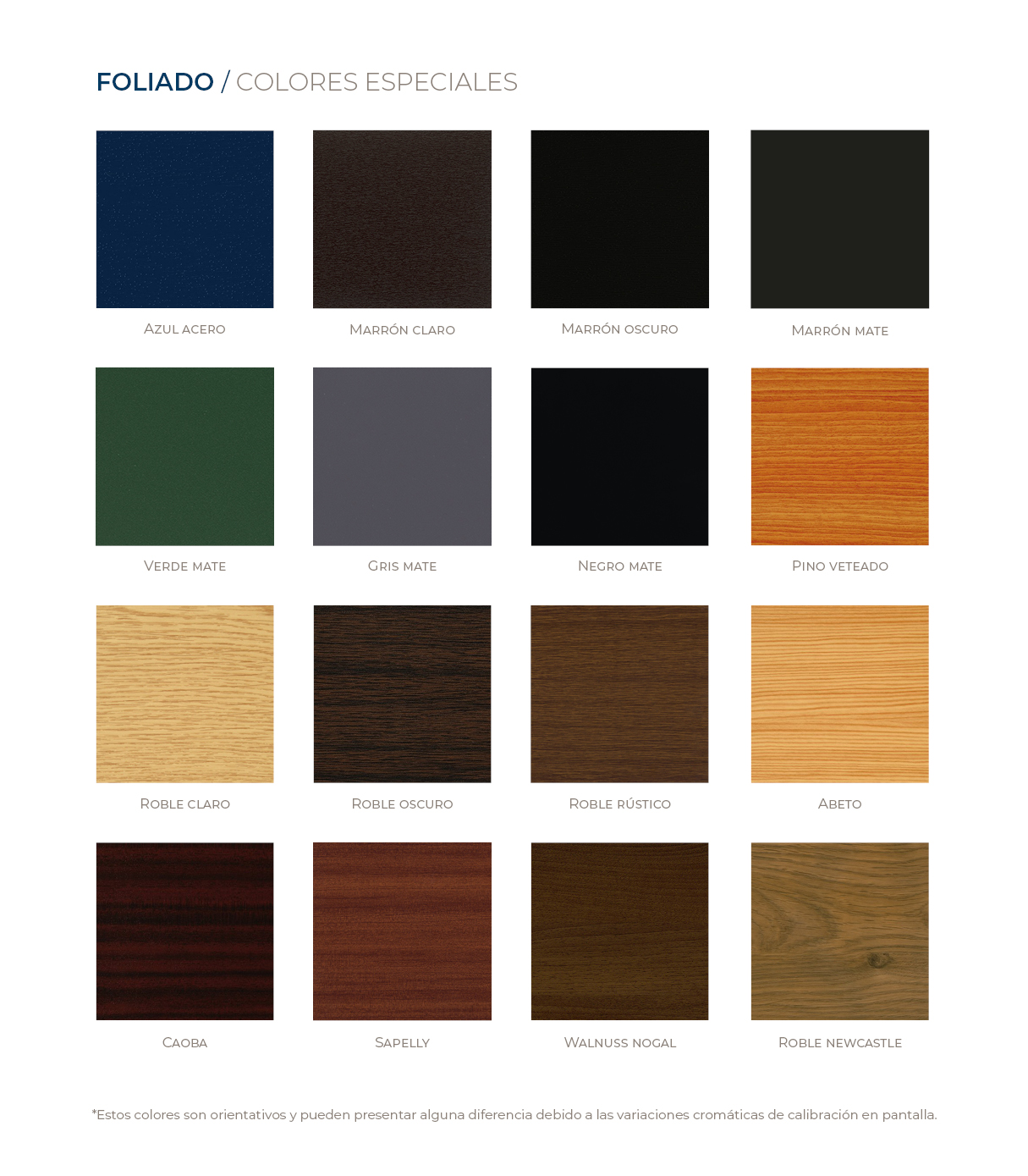 Cortizo special color palette