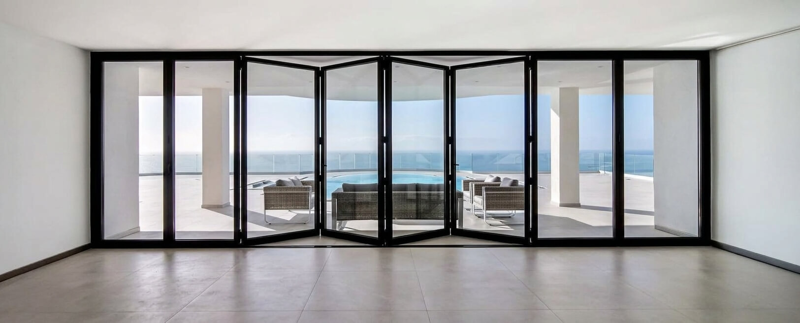 Puertas plegables tipo acordeón