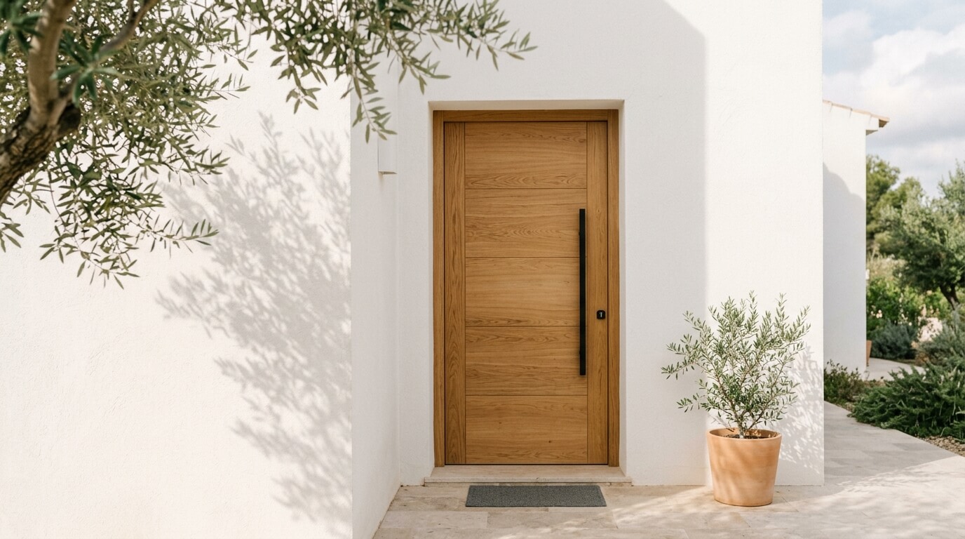 Puertas de entrada en aluminio y PVC: seguridad, aislamiento y estilo