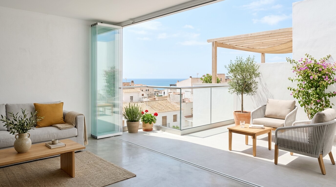 Cortinas de cristal y cerramientos de terraza: convierte tu terraza en una estancia para todo el año