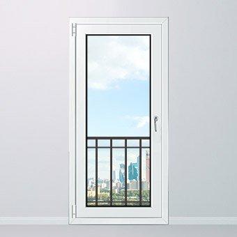 Balconera con acristalamiento total