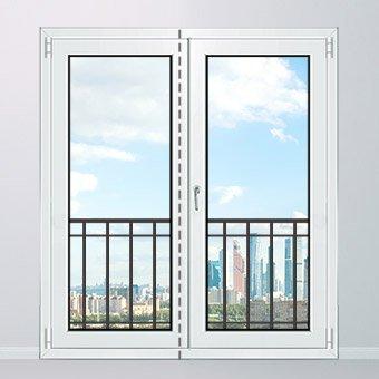 Balconera francesa con acristalamiento total