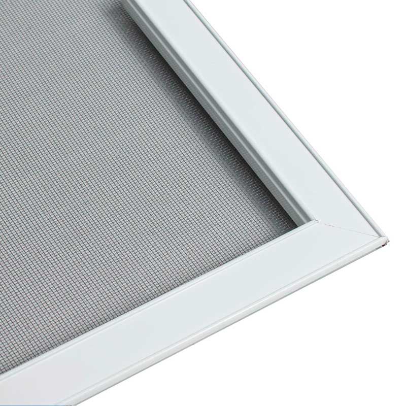 Mosquito screen fitted to a window