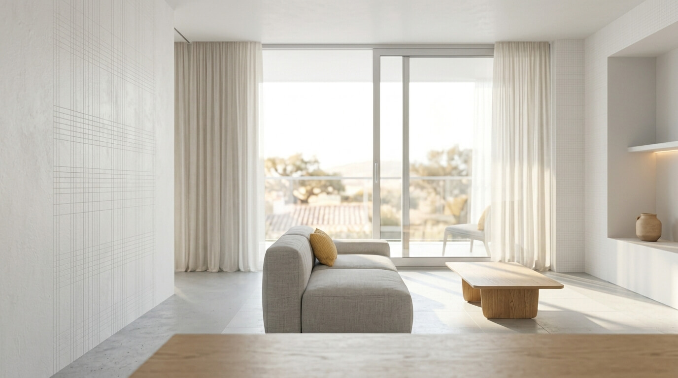 Ventanas panorámicas y puertas de patio: meter la luz de España en casa