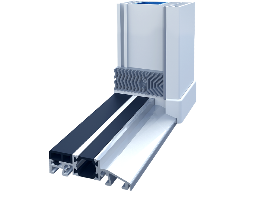 WDS Door 76 threshold thermal insulation