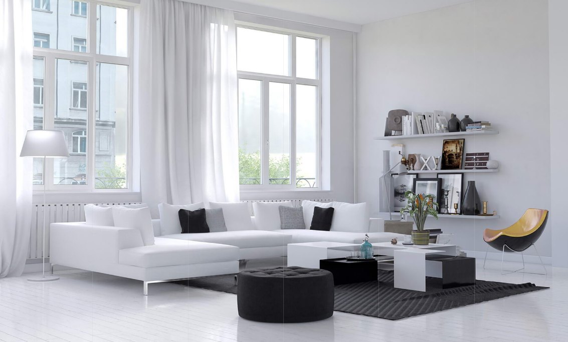 WDS windows in modern interior