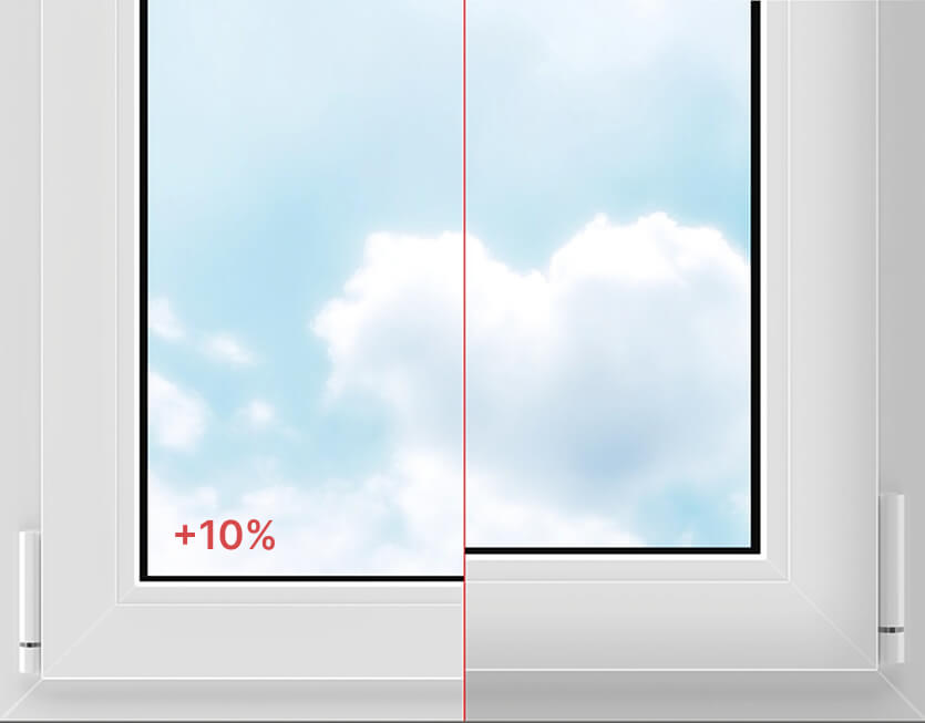 Rehau slim profile window